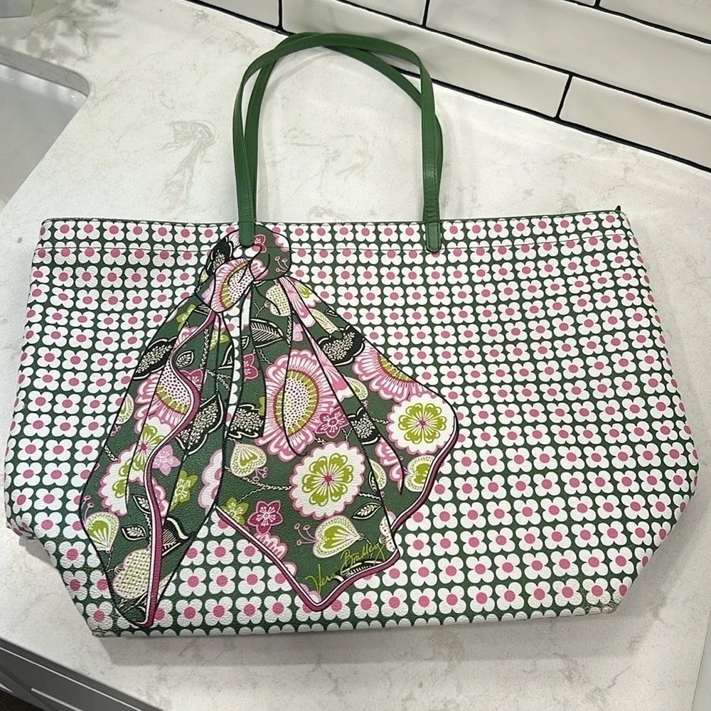 Vera Bradley Double Take Tote Olivia Pink